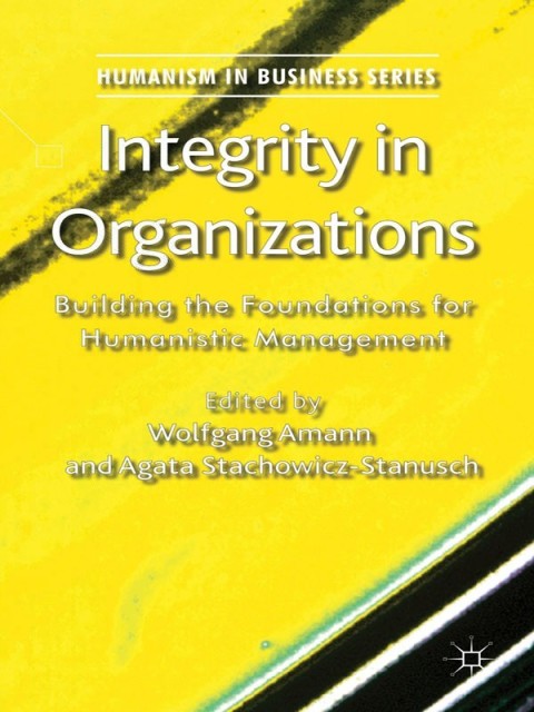 Cover image for book Integrity in Organizations