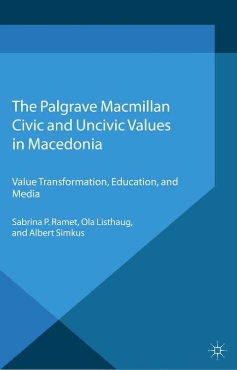 Cover image for book Civic and Uncivic Values in Macedonia