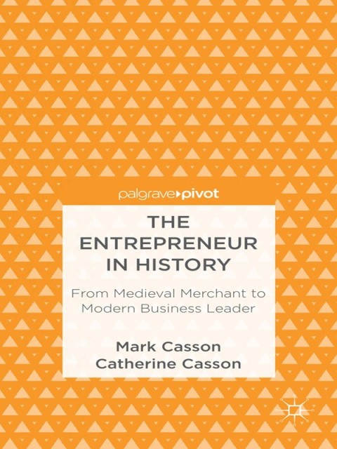 Cover image for book The Entrepreneur in History
