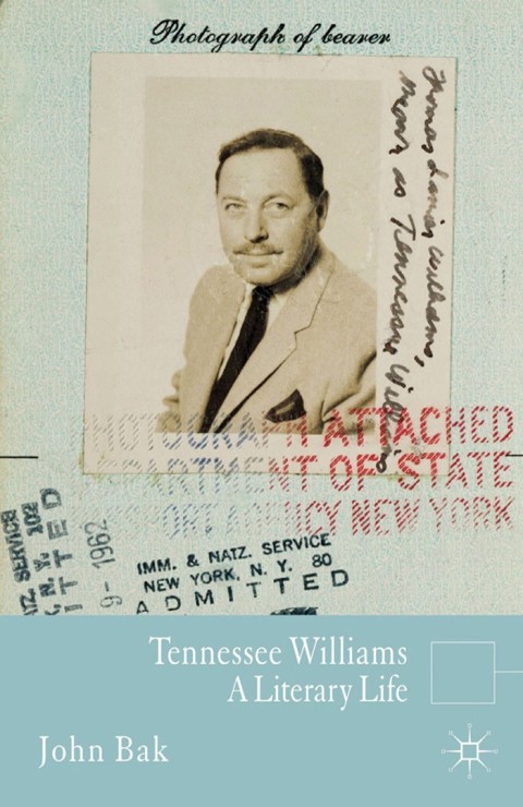 Cover image for book Tennessee Williams