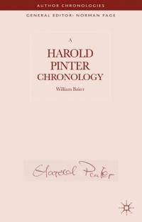 Cover image: A Harold Pinter Chronology 9780230278455