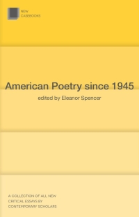 Titelbild: American Poetry since 1945 1st edition 9781137324450