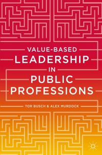 Titelbild: Value-based Leadership in Public Professions 1st edition 9781137331090