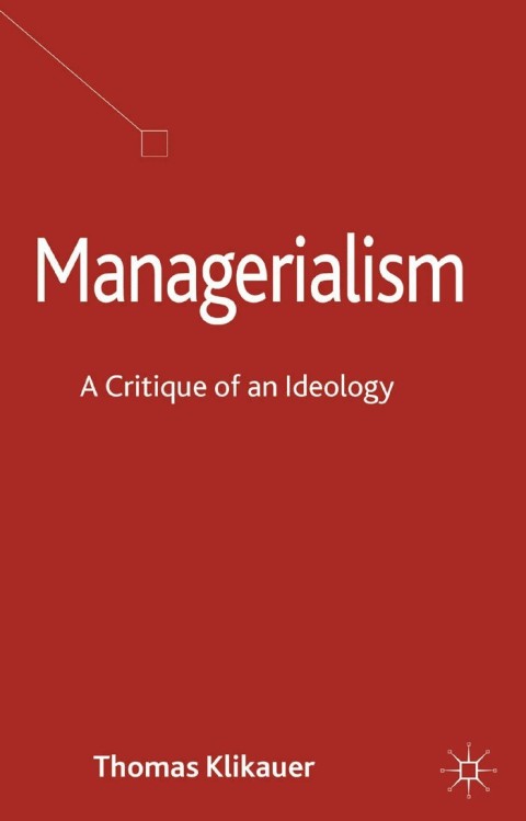 Cover image for book Managerialism