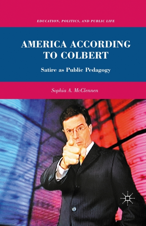 Cover image for book America According to Colbert