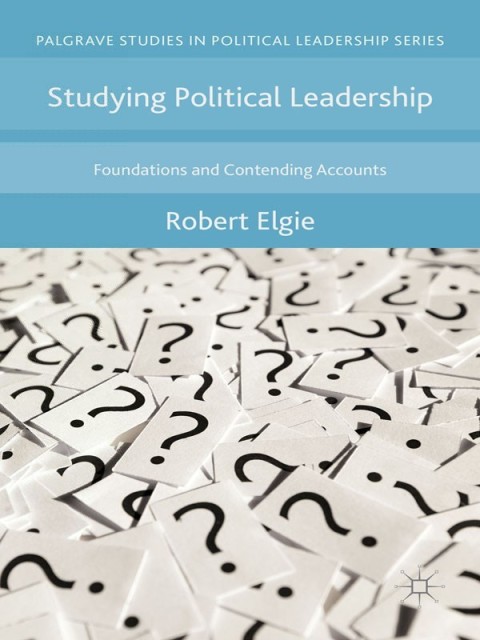 Cover image for book Studying Political Leadership