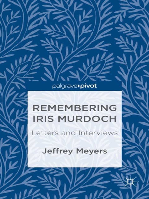 Cover image for book Remembering Iris Murdoch
