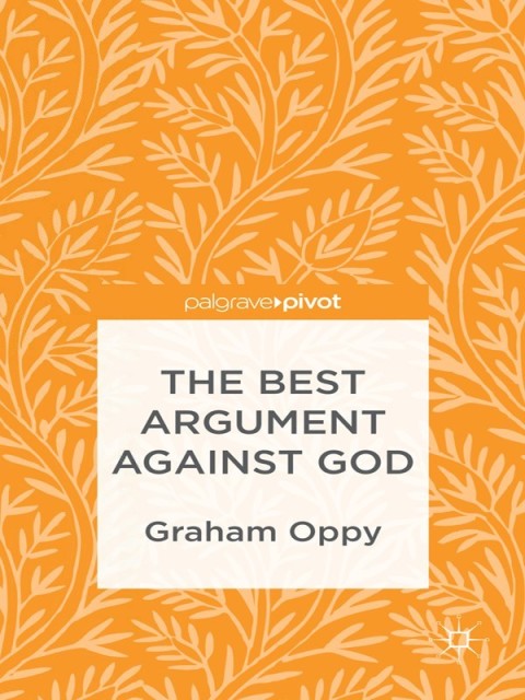 Cover image for book The Best Argument against God