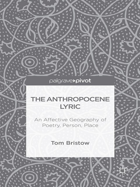 Cover image for book The Anthropocene Lyric