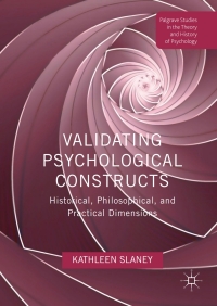 Cover image: Validating Psychological Constructs 9781137385222
