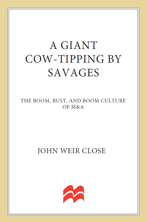 Cover image for book A Giant Cow-Tipping by Savages