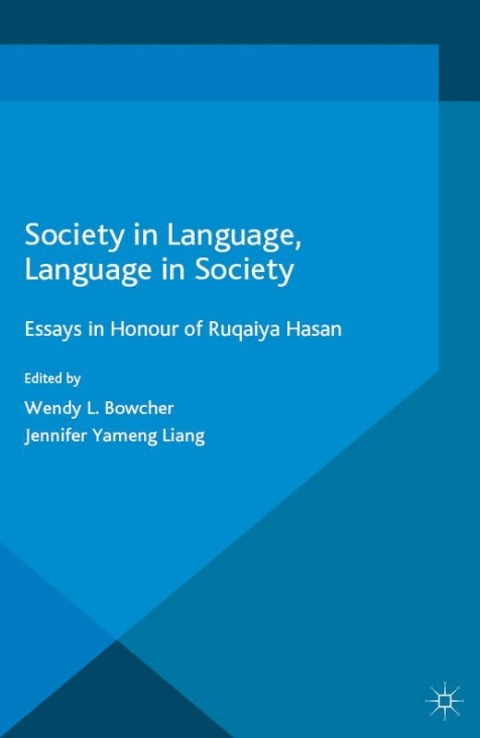 Cover image for book Society in Language, Language in Society