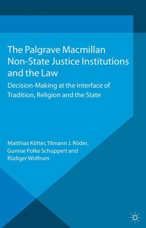 Cover image for book Non-State Justice Institutions and the Law
