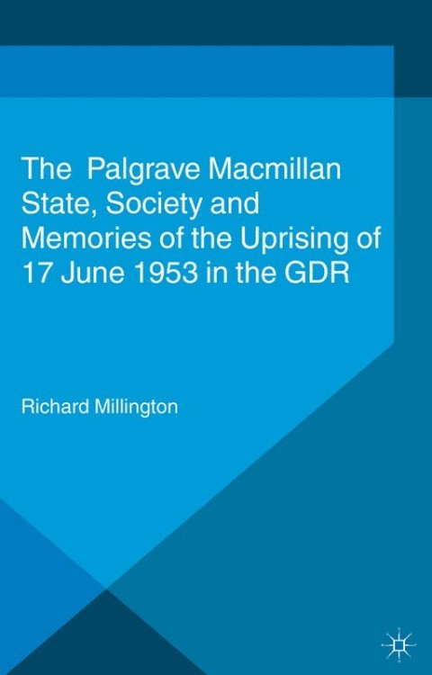 Cover image for book State, Society and Memories of the Uprising of 17 June 1953 in the GDR