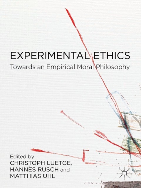Cover image for book Experimental Ethics
