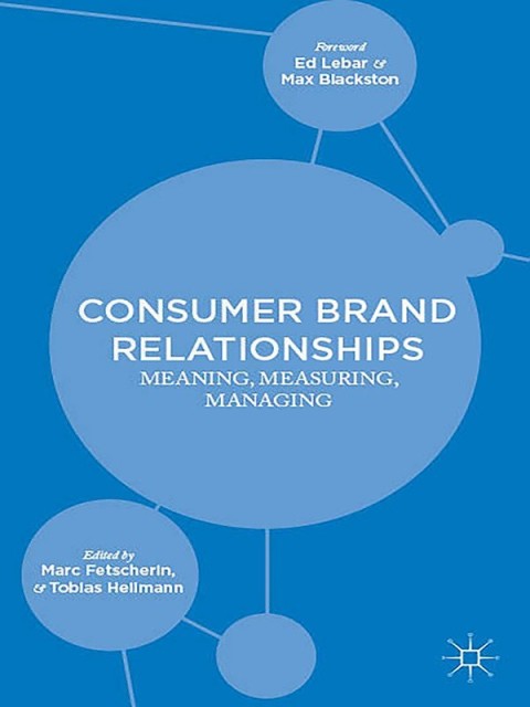 Cover image for book Consumer Brand Relationships