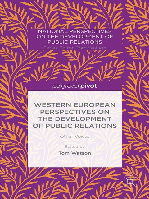 Cover image for book Western European Perspectives on the Development of Public Relations