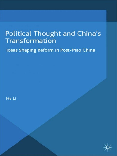 Cover image for book Political Thought and China’s Transformation