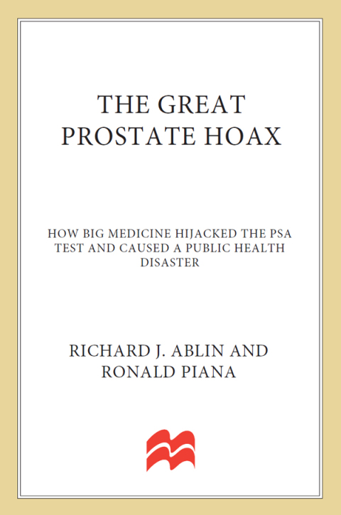 Cover image for book The Great Prostate Hoax