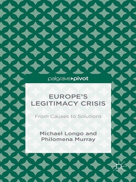 Cover image for book Europe’s Legitimacy Crisis