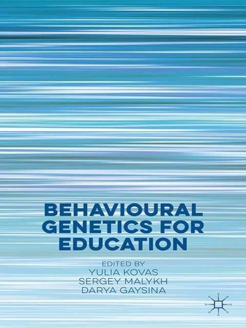 Cover image for book Behavioural Genetics for Education