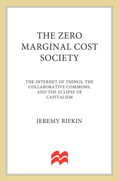 Cover image for book The Zero Marginal Cost Society