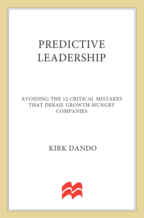 Cover image for book Predictive Leadership