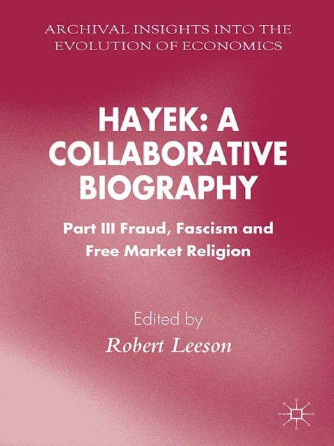 Cover image for book Hayek: A Collaborative Biography