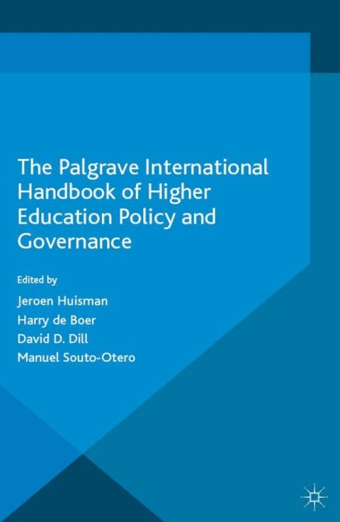Cover image for book The Palgrave International Handbook of Higher Education Policy and Governance