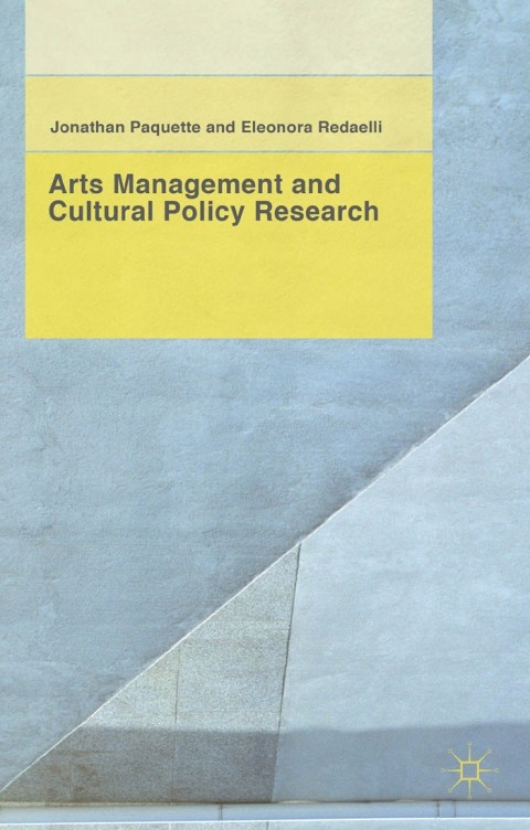 Cover image for book Arts Management and Cultural Policy Research