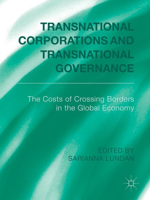 Cover image for book Transnational Corporations and Transnational Governance