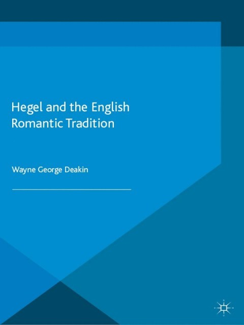 Cover image for book Hegel and the English Romantic Tradition