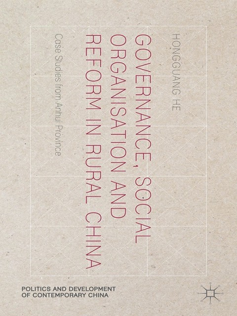 Cover image for book Governance, Social Organisation and Reform in Rural China