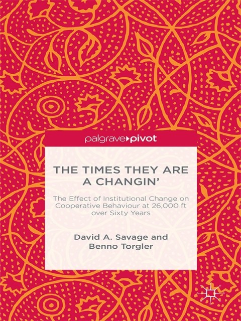 Cover image for book The Times They Are A Changin'