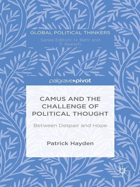 Cover image for book Camus and the Challenge of Political Thought