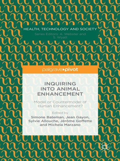 Cover image for book Inquiring into Animal Enhancement