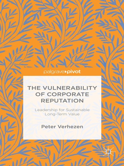 Cover image for book The Vulnerability of Corporate Reputation
