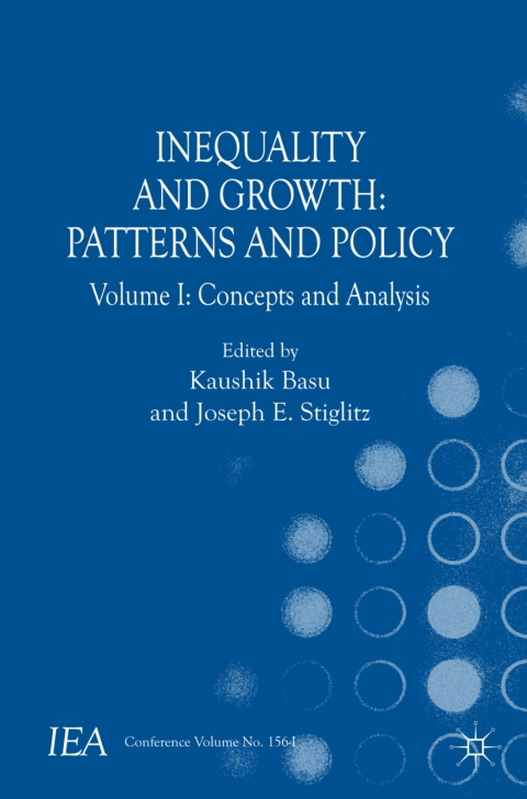 Cover image for book Inequality and Growth: Patterns and Policy