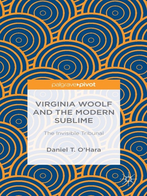 Cover image for book Virginia Woolf and the Modern Sublime