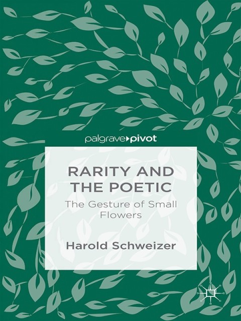 Cover image for book Rarity and the Poetic