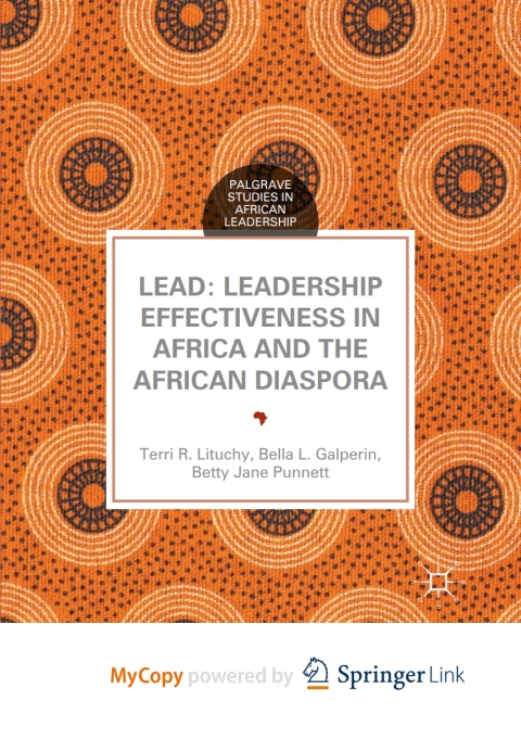 Cover image for book LEAD: Leadership Effectiveness in Africa and the African Diaspora