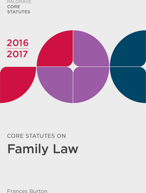Cover image for book Core Statutes on Family Law 2016-17