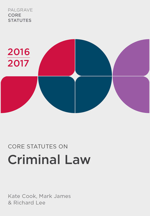 Cover image for book Core Statutes on Criminal Law 2016-17