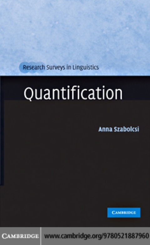 Cover image for book Quantification