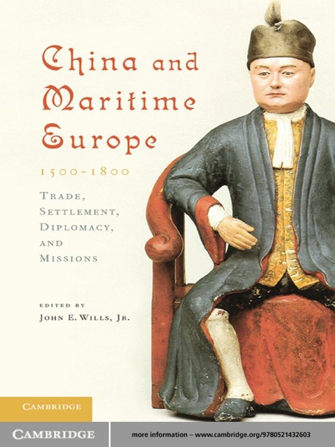 Cover image for book China and Maritime Europe, 1500–1800
