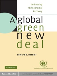 Cover image: A Global Green New Deal 1st edition 9780521763097