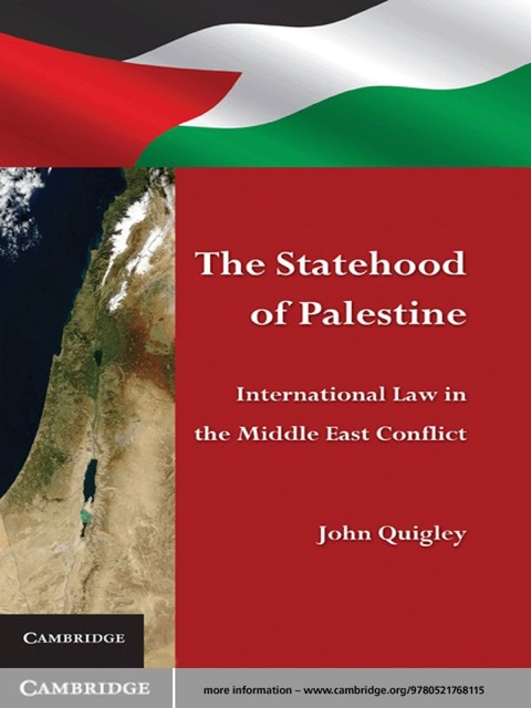 Cover image for book The Statehood of Palestine