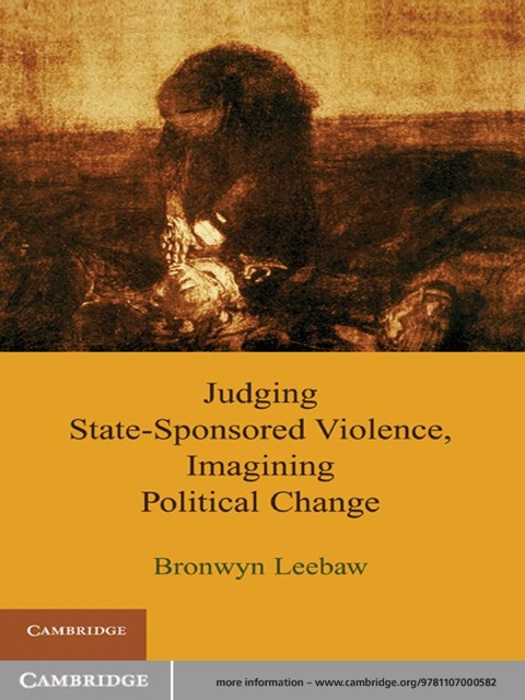 Cover image for book Judging State-Sponsored Violence, Imagining Political Change