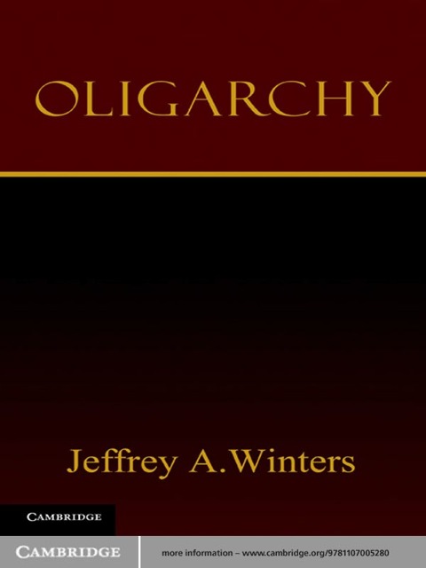 Cover image for book Oligarchy