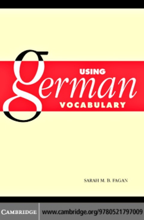 Cover image for book Using German Vocabulary